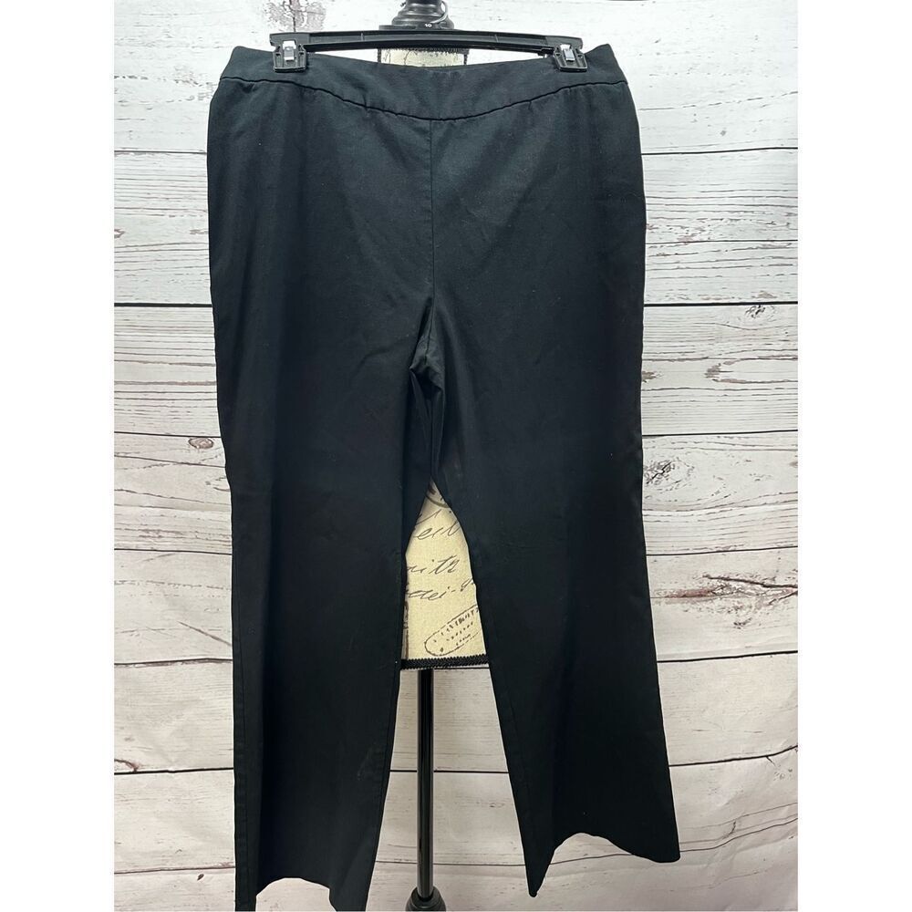 Style & Co 8P black dress pants with side zipper-2795